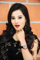 Anusha Rai Black Dress Photos